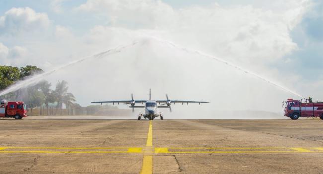 Donier-228 surveillance plane substituted